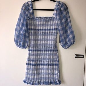CAPULET // siobhan blue gingham dress